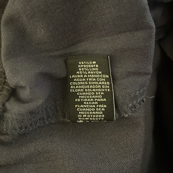 Social Standard by Sanctuary - blue/gray linen blend jogger pant - size XL - Picture 5 of 5